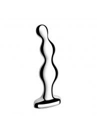 Стальной анальный фаллоимитатор для простаты Stainless Steel Anal Beads - 13 см. - b-Vibe - в Рубцовске купить с доставкой