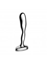 Стальной стимулятор простаты Stainless Steel Prostate Plug - 11,5 см. - b-Vibe - в Рубцовске купить с доставкой