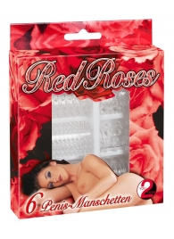 Набор из 6 насадок с шипиками Red Roses - Orion - в Рубцовске купить с доставкой