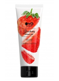 Лубрикант на водной основе OYO Aroma Gel Strawberry с ароматом клубники - 75 мл. - OYO - купить с доставкой в Рубцовске