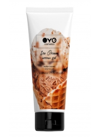 Лубрикант на водной основе OYO Aroma Gel Ice Cream с ароматом пломбира - 75 мл. - OYO - купить с доставкой в Рубцовске