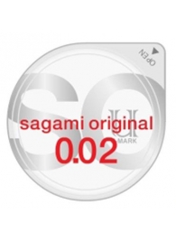 Ультратонкий презерватив Sagami Original - 1 шт. - Sagami - купить с доставкой в Рубцовске