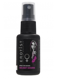 Возбуждающий спрей для женщин Erotist Secret Desire - 30 мл. - Erotist Libido Booster - купить с доставкой в Рубцовске