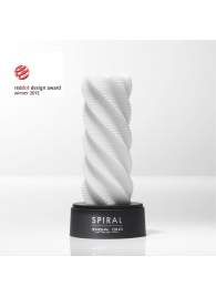 Белый 3D мастурбатор SPIRAL - Tenga - в Рубцовске купить с доставкой