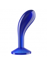 Синяя анальная втулка Flawless Clear Prostate Plug 6.0 - 15 см. - Lovetoy - в Рубцовске купить с доставкой