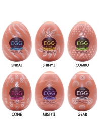 Набор из 6 мастурбаторов-яиц Tenga Egg Variety Pack V - Tenga - в Рубцовске купить с доставкой
