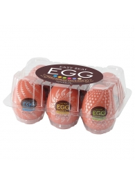 Набор из 6 мастурбаторов-яиц Tenga Egg Variety Pack V - Tenga - в Рубцовске купить с доставкой