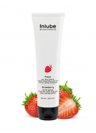 Лубрикант на водной основе Nuei Inlube с алоэ вера и ароматом клубники - 100 мл. - Nuei cosmetics - купить с доставкой в Рубцовске