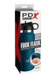 Мастурбатор-вагина в синей колбе F*ck Flask - Pipedream - в Рубцовске купить с доставкой
