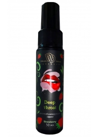 Спрей для горла Deep Throat с десенсибилизирующим эффектом и вкусом клубники - 50 мл. - БиоМед - купить с доставкой в Рубцовске