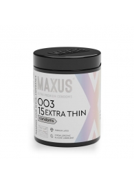 Экстремально тонкие презервативы MAXUS 003 Extra Thin - 15 шт. - Maxus - купить с доставкой в Рубцовске