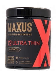 Ультратонкие презервативы MAXUS Ultra Thin - 12 шт. - Maxus - купить с доставкой в Рубцовске