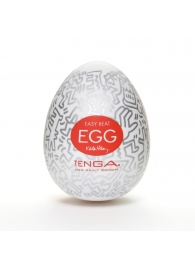 Мастурбатор-яйцо Keith Haring EGG PARTY - Tenga - в Рубцовске купить с доставкой