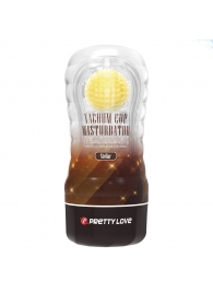 Прозрачный текстурированный мастурбатор Vacuum Cup Masturbator Stellar - Baile - в Рубцовске купить с доставкой