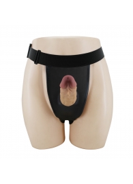 Полый страпон на регулируемых трусиках Houston - 17,5 см. - Baile - купить с доставкой в Рубцовске