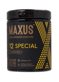 Презервативы с точками и рёбрами MAXUS Special - 12 шт. - Maxus - купить с доставкой в Рубцовске
