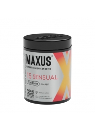 Анатомические презервативы MAXUS Sensual - 15 шт. - Maxus - купить с доставкой в Рубцовске