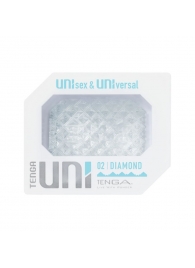 Прозрачный мастурбатор-стимулятор Tenga Uni Diamond - Tenga - в Рубцовске купить с доставкой