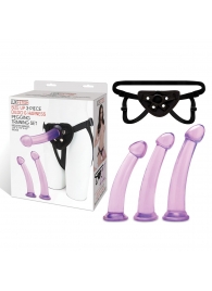 Тренировочный набор с тремя насадками Pegging Training Set - Lux Fetish - купить с доставкой в Рубцовске
