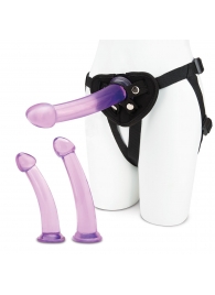 Тренировочный набор с тремя насадками Pegging Training Set - Lux Fetish - купить с доставкой в Рубцовске