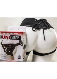 Универсальные трусики Harness UNI strap с корсетом - LOVETOY (А-Полимер) - купить с доставкой в Рубцовске