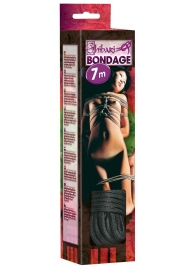 Чёрная веревка для связывания - 700 см. - Orion - купить с доставкой в Рубцовске