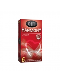 Гладкие презервативы Domino Harmony - 6 шт. - Domino - купить с доставкой в Рубцовске