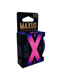 Презервативы Maxus XXL увеличенного размера - 3 шт. - Maxus - купить с доставкой в Рубцовске