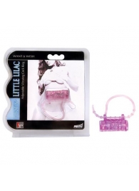 Эрекционное кольцо с вибратором LITTLE LILAC - Dream Toys - в Рубцовске купить с доставкой