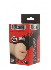Нежный мастурбатор-ротик REALSTUFF 5INCH MASTURBATOR BJ - Dream Toys - в Рубцовске купить с доставкой