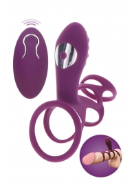 Фиолетовая эрекционная вибронасадка Halo Halo C-Ring Sleeve - Toy Joy - в Рубцовске купить с доставкой