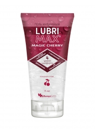Интимный гель-смазка на водной основе Lubrimax Magic Cherry - 75 мл. - ИнтелБИО - купить с доставкой в Рубцовске