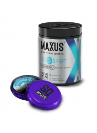 Гладкие презервативы Maxus G spot с двойной спиралью - 15 шт. - Maxus - купить с доставкой в Рубцовске