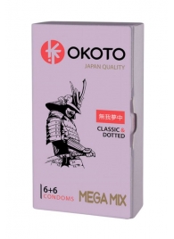 Презервативы OKOTO Mega Mix - 12 шт. - Sitabella - купить с доставкой в Рубцовске