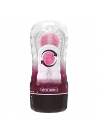 Прозрачный текстурированный мастурбатор Vacuum Cup Masturbator Black Hole - Baile - в Рубцовске купить с доставкой