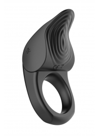 Черное эрекционное виброкольцо Vibro Lust Ring - MALESATION - в Рубцовске купить с доставкой
