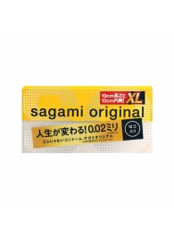 Презервативы увеличенного размера Sagami Original 0.02 XL-size - 12 шт. - Sagami - купить с доставкой в Рубцовске