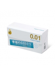 Увлажнённые презервативы Sagami Original 0.01 Extra Lub - 12 шт. - Sagami - купить с доставкой в Рубцовске