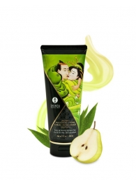 Массажный крем для тела с ароматом груши и зелёного чая Pear   Exotic Green Tea - 200 мл. - Shunga - купить с доставкой в Рубцовске