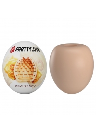 Бежевый мастурбатор-яйцо Pleasure Egg II - Baile - в Рубцовске купить с доставкой