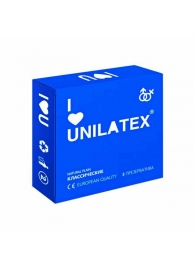 Классические презервативы Unilatex Natural Plain - 3 шт. - Unilatex - купить с доставкой в Рубцовске