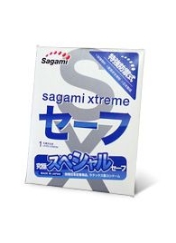 Презерватив Sagami Xtreme Ultrasafe с двойным количеством смазки - 1 шт. - Sagami - купить с доставкой в Рубцовске