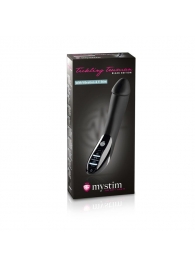 Вибратор с электростимуляцией Tickling Truman Black Edition - 27 см. - MyStim - купить с доставкой в Рубцовске