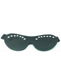 Черная маска с декором - БДСМ Арсенал - купить с доставкой в Рубцовске