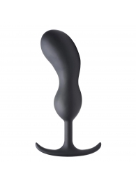 Черный массажер простаты с утяжелителями Premium Silicone Weighted Prostate Plug XL - 20,8 см. - XR Brands - в Рубцовске купить с доставкой