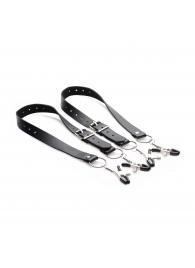 Ремни с зажимами для половых губ Spread Labia Spreader Straps with Clamps - XR Brands - купить с доставкой в Рубцовске