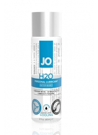 Охлаждающий лубрикант на водной основе JO Personal Lubricant H2O COOLING - 60 мл. - System JO - купить с доставкой в Рубцовске