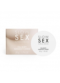 Массажная свеча для всего тела Slow Sex - 50 гр. - Bijoux Indiscrets - купить с доставкой в Рубцовске