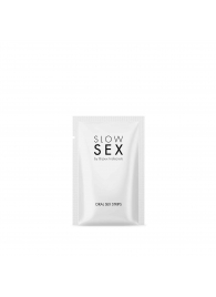 Полоски для орального секса Slow Sex Oral Sex Strips - 7 шт. - Bijoux Indiscrets - купить с доставкой в Рубцовске