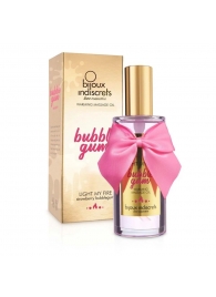 Разогревающее массажное масло Light My Fire Bubble Gum с ароматом бабл-гам - 100 мл. - Bijoux Indiscrets - купить с доставкой в Рубцовске